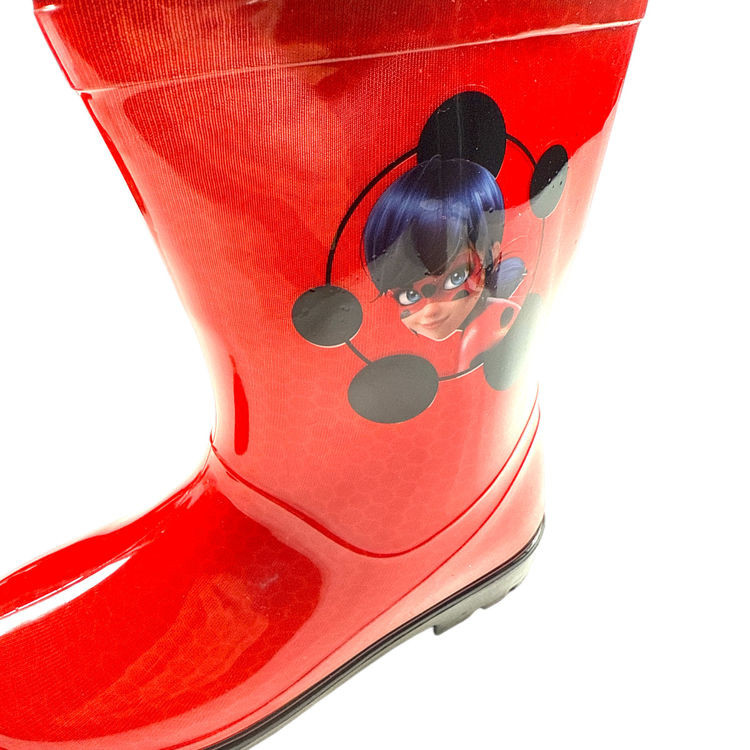 Picture of 5054 GIRLS MIRACULOUS RED RAIN BOOTS / WELLIES / WELLINGTONS